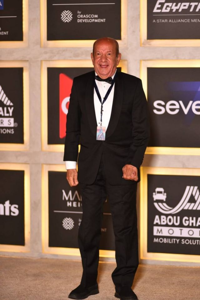 لطفي لبيب في حفل افتتاح مهرجان الجونة