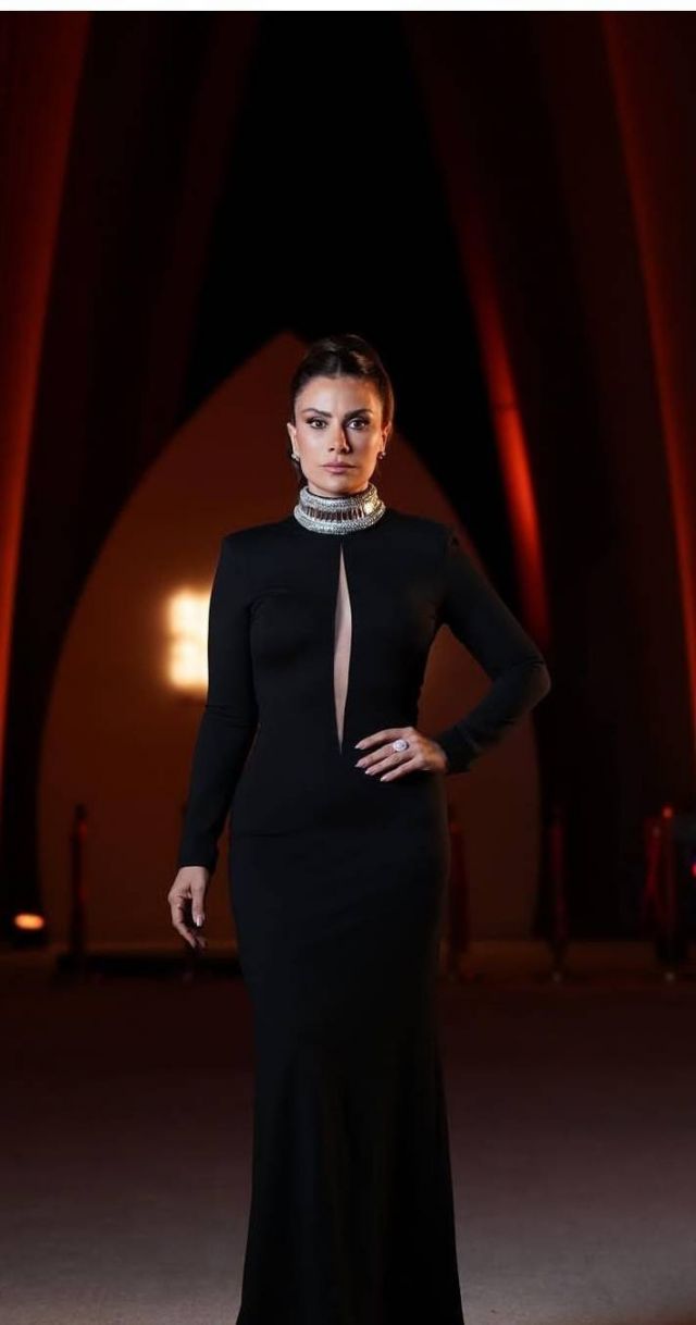 صبا مبارك في افتتاح مهرجان الجونة