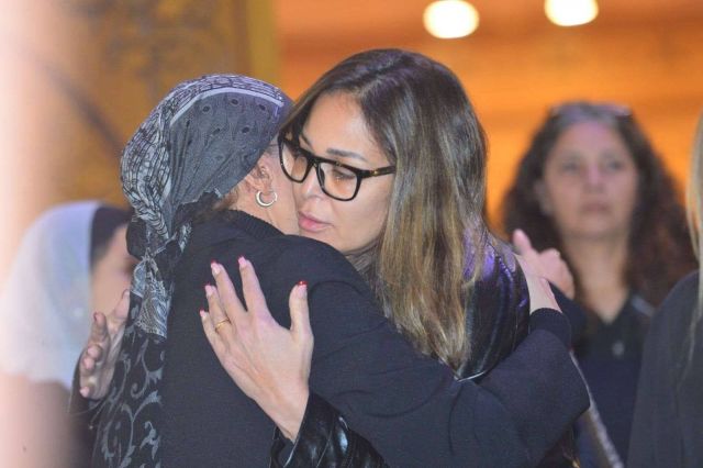 داليا البحيري تقدم العزاء في أشرف عبد الغفور