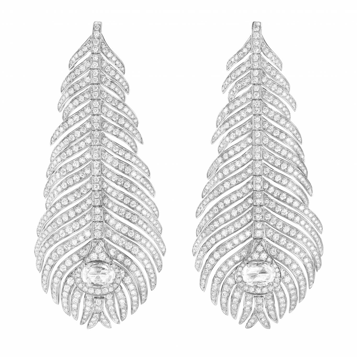 Boucheron - Plume de Paon large earrings Boucheron - Plume de Paon large earrings