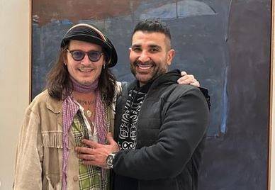 جوني ديب في منزل أحمد سعد.. هذا علق على الأمر