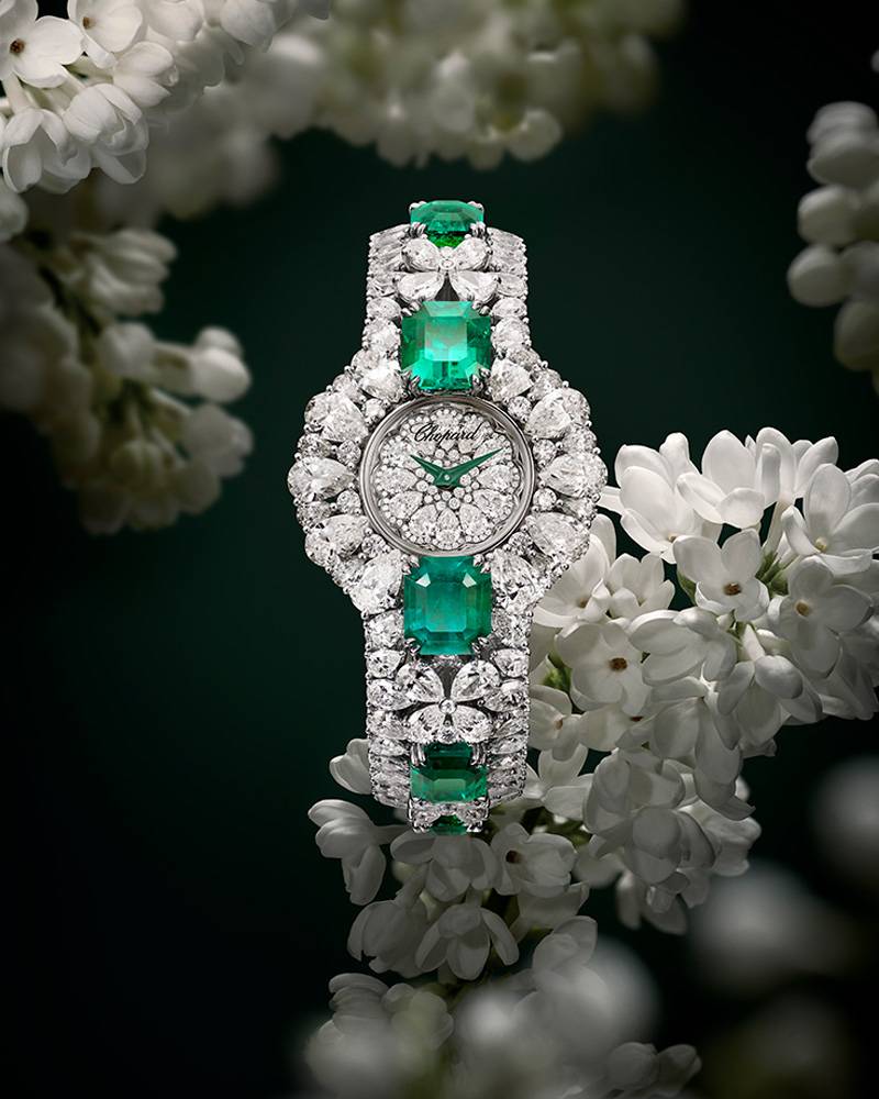 ساعة السجادة الحمراء الماسية من Chopard