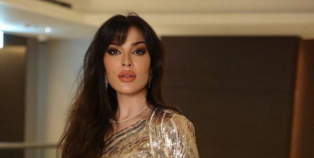 بالفيديو - نادين نسيب نجيم وخطيبها معاً.. وهذا ما قالته عن موعد زفافهما