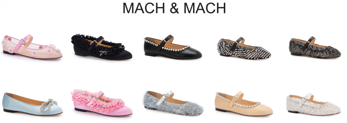 مجموعة من الأحذية الخفيفة من Mach &Mach