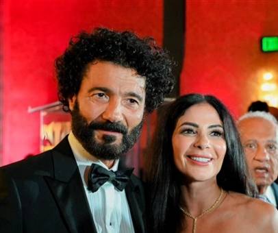 تكريم منى زكي وخالد النبوي في 