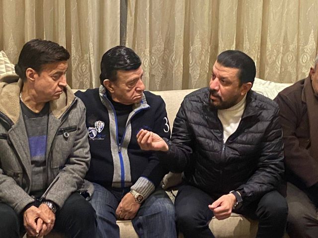 مصطفى كامل مع أركان فؤاد وحلمي عبد الباقي