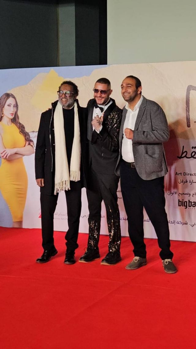 أحمد الفيشاوي في العرض الخاص لفيلم السيستم