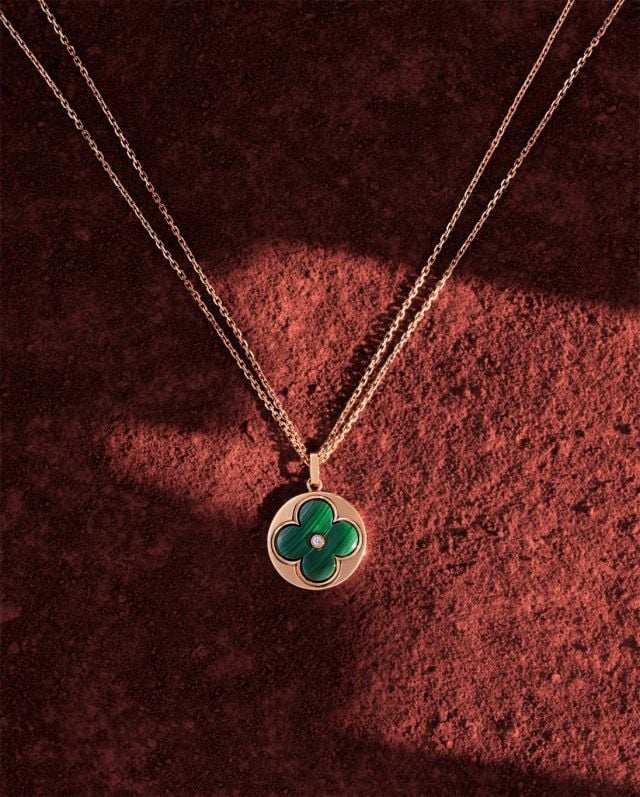 BLOSSOM BB MALACHITE NECKLACE