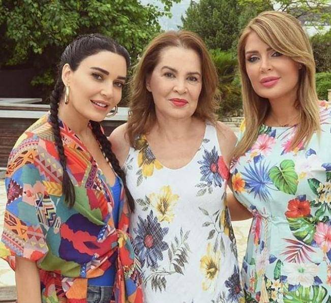 سابين نحاس وسيلفي قطوف وسيرين عبد النور