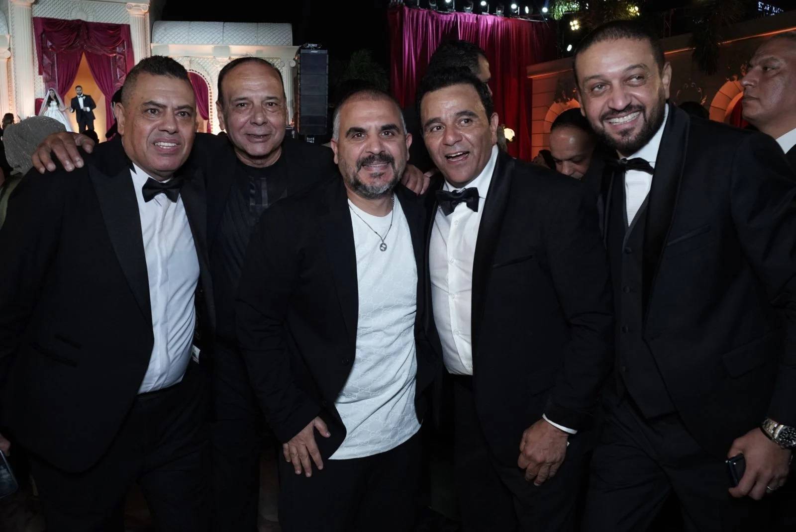 وليد سعد وفيصل خورشيد مع محمد فؤاد
