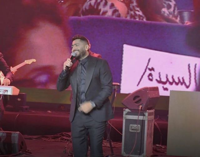 تامر حسني يحيي احتفالية تحرير سيناء