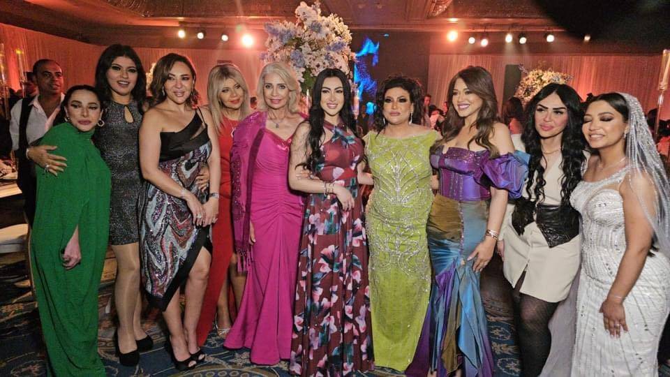 بالفيديو والصور - بدرية طلبة تحتفل بزفاف ابنتها وهذه نصائحها لها