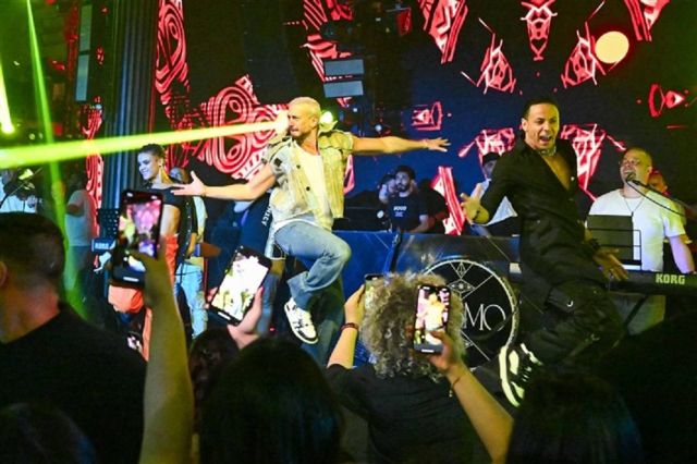 سعد لمجرد في الحفل