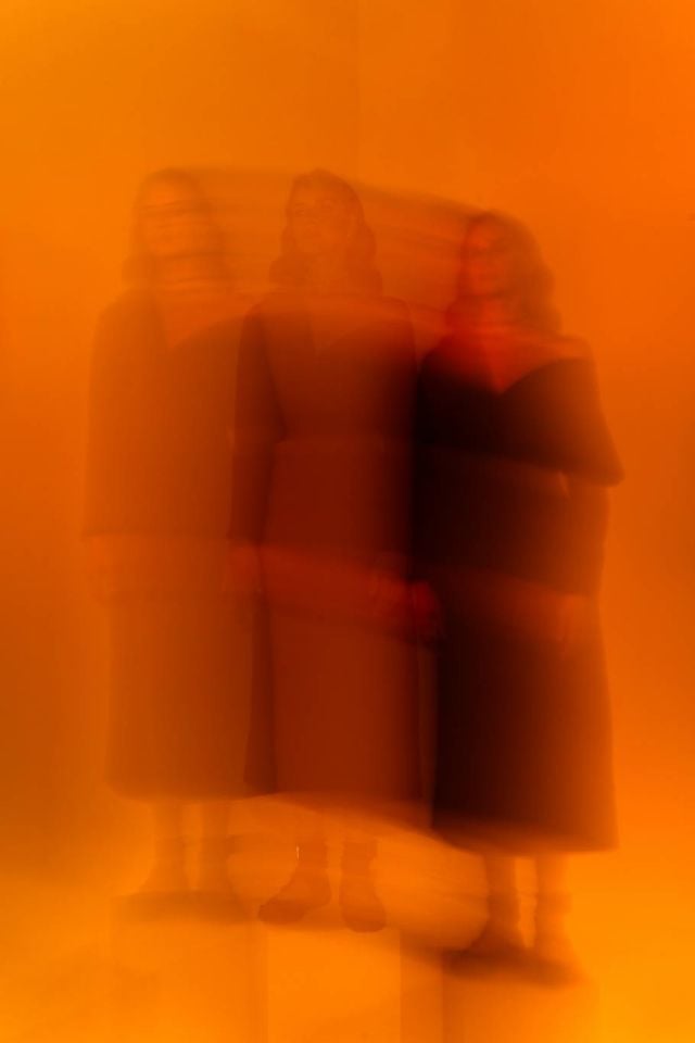 أقراط، عقد، فستان أسود وحذاء Dior Songe من Dior