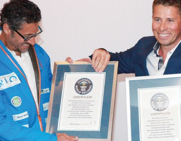 إنجاز جديد للمغامر اللبناني مكسيم شعيا