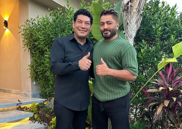 تامر حسني وباسم سمرة