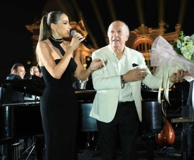 عمر خيرت في الحفل