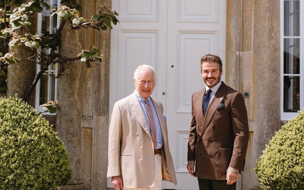 ديفيد بيكهام يدعم مؤسّسة الملك البريطاني بهذه الطريقة