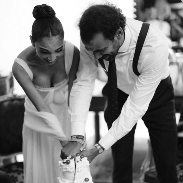 إدريس عبد العزيز وسلمى أبو ضيف