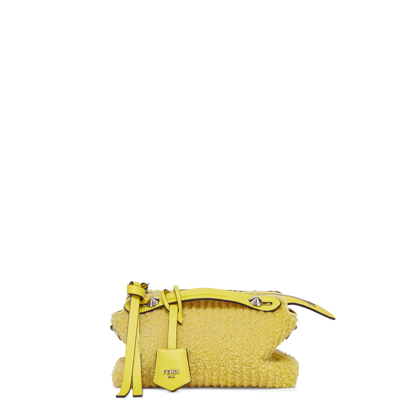 By The Way Selleria bag Mini Sculpted Shearling Yellow By The Way Selleria bag Mini Sculpted Shearling Yellow