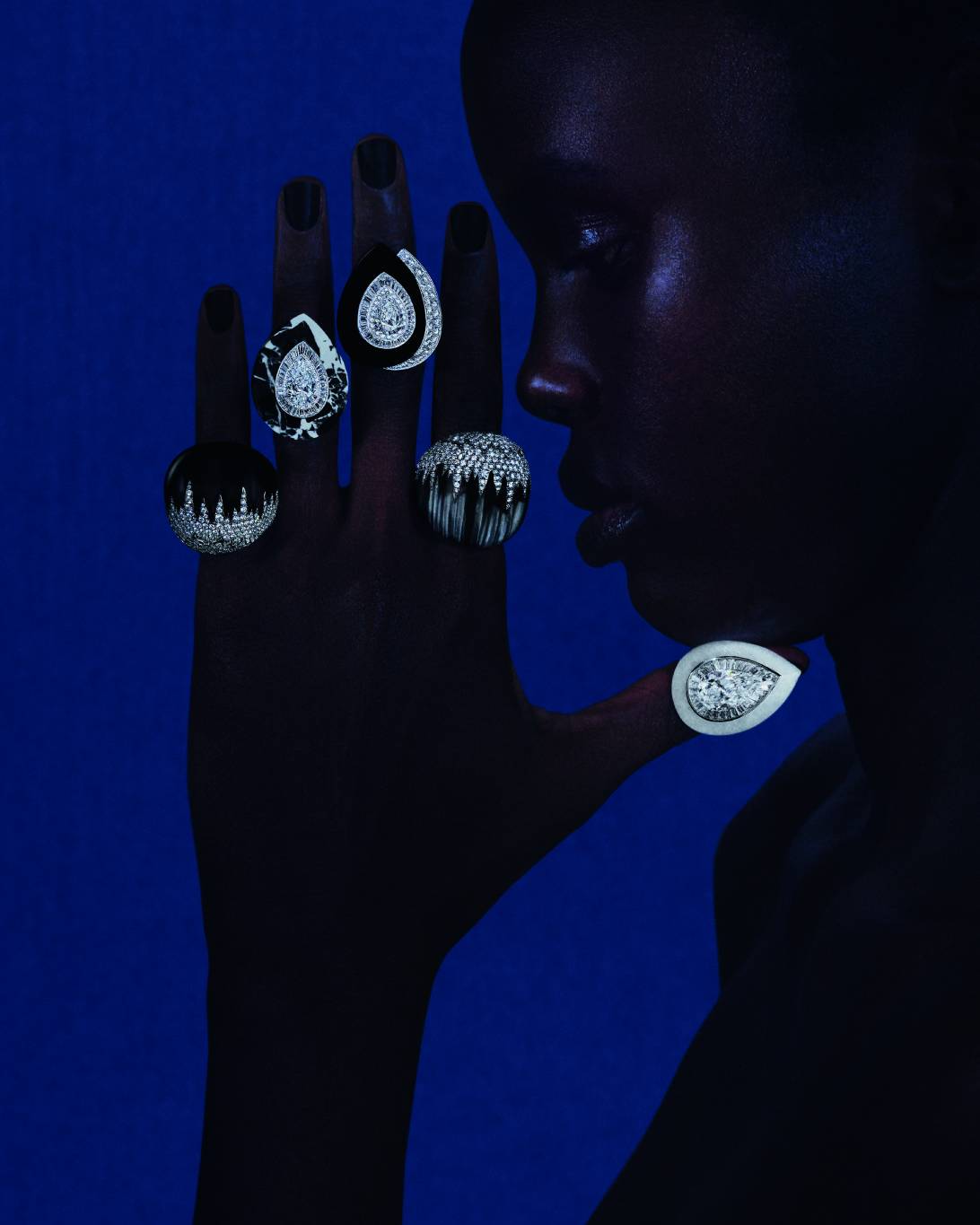Eau d'Encre, Banquise, Ecume & Miroirs Infinis rings Eau d'Encre, Banquise, Ecume & Miroirs Infinis rings