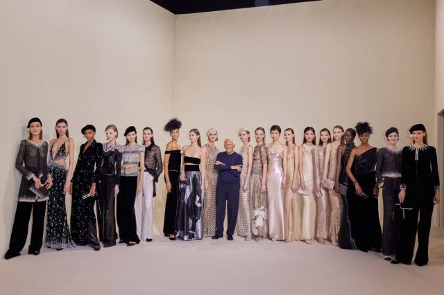 نجمات العالم في إطلاق Pearl مجموعة Giorgio Armani Prive