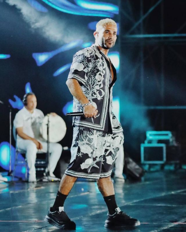 أحمد سعد في الحفل 