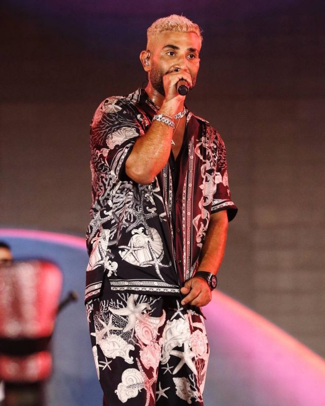 أحمد سعد في الحفل 