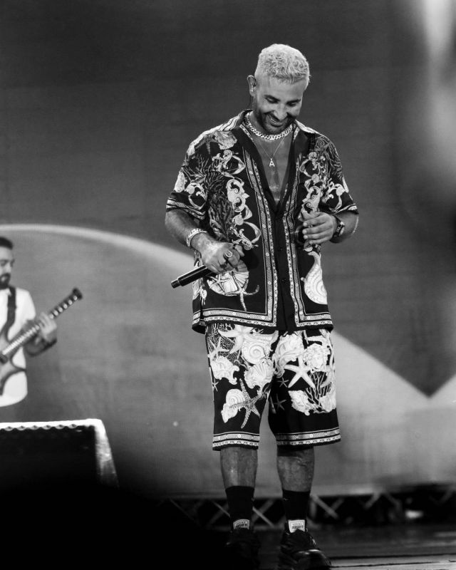 أحمد سعد في الحفل 