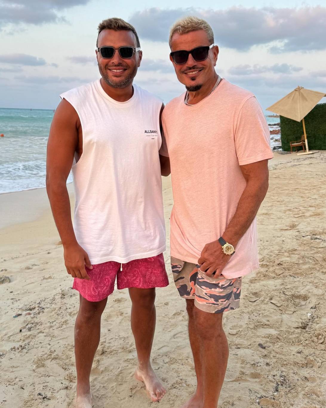 المصادفة تجمع بين عمرو دياب ورامي صبري