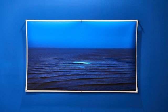 Nicolas Janowski, RISA, Adrift in Blue series, 2014-2026, Invernizzi Art Lab, Art Dubai 2024- Photo by Spark Media 