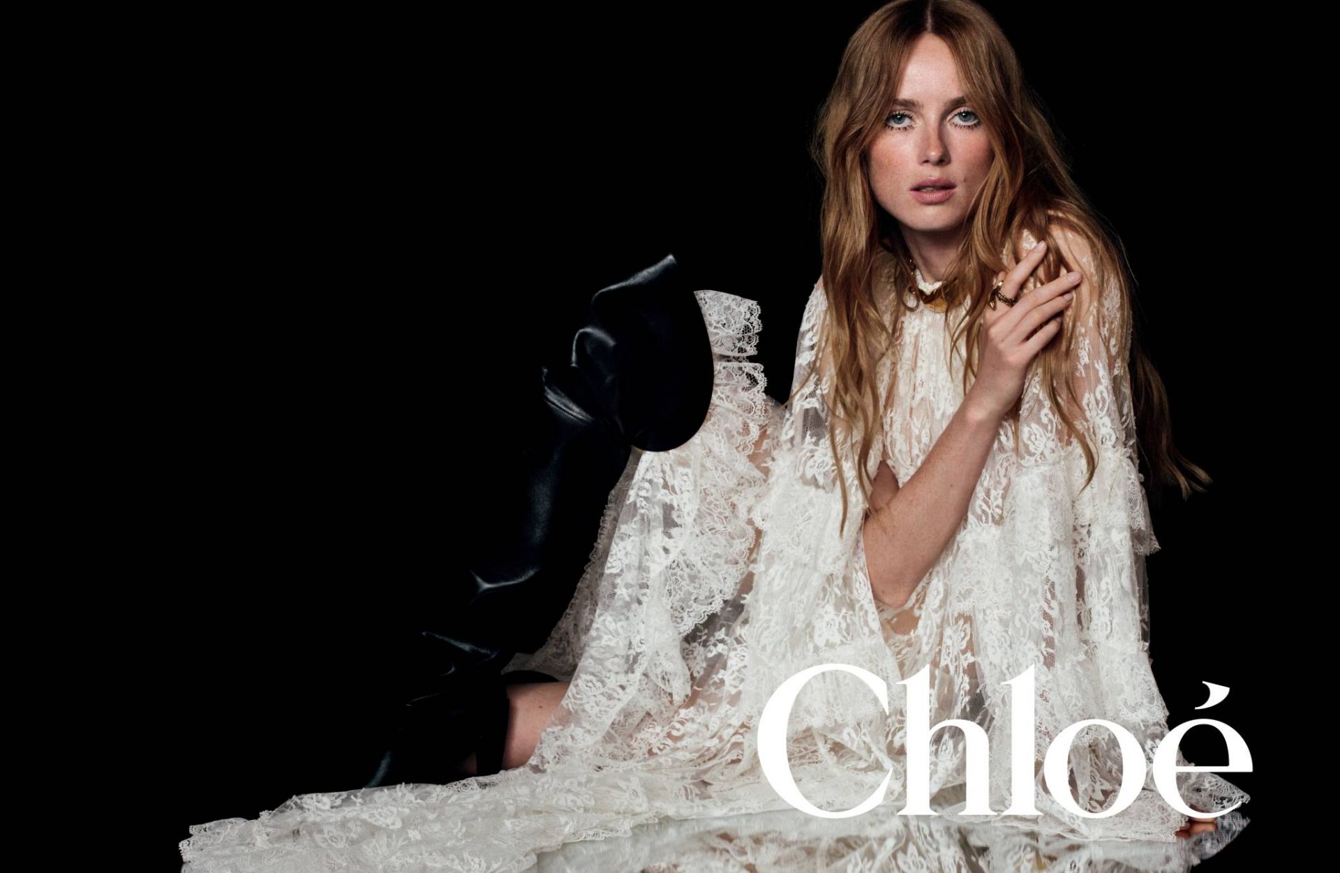 Chloé Winter 2024 Campaign - Rianne Van Rompaey Chloé Winter 2024 Campaign - Rianne Van Rompaey