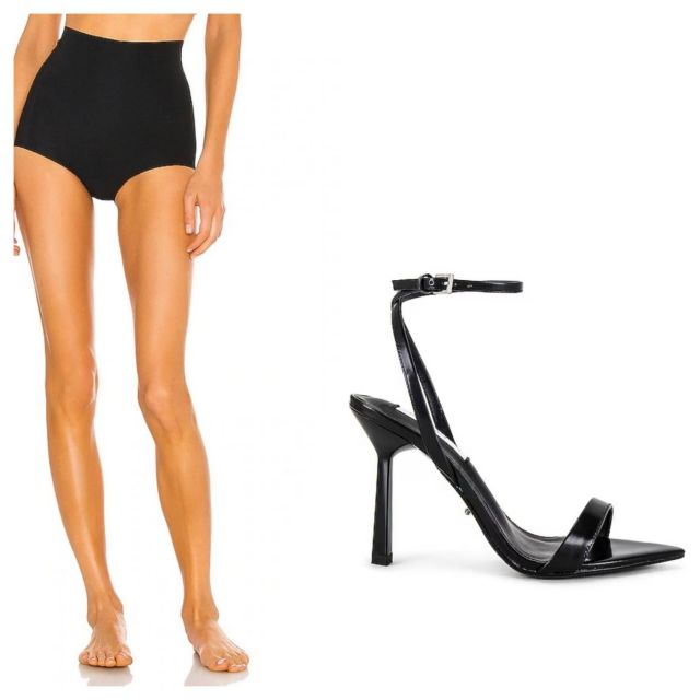 Commando Culotte Gainante Classic Brief and Tony Bianco Milos Heel