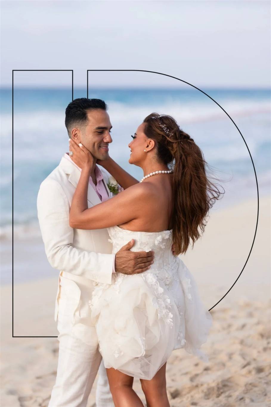 تفاصيل ناعمة في فستان زفاف بشرى