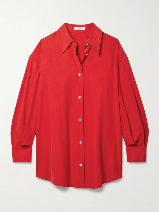 The Row Andra Silk Shirt