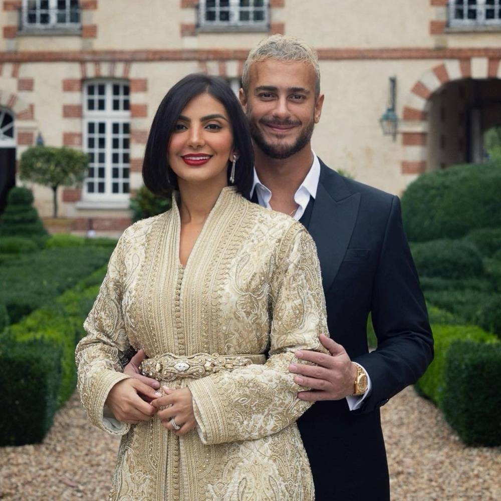 سعد لمجرد يحتفل برومنسية بعيد زواجه وميلاد غيثة العلاكي