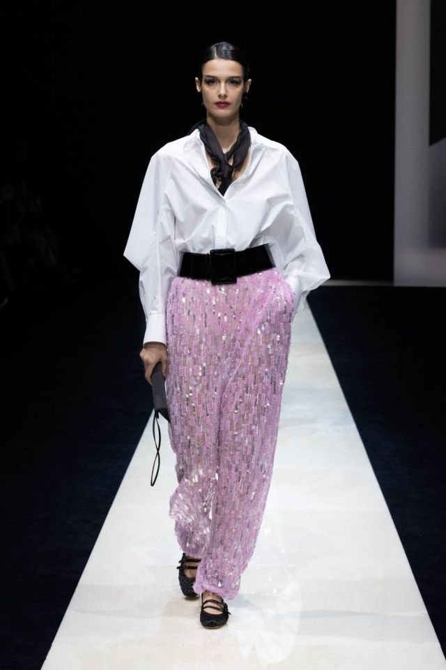 EMPORIO ARMANI SS25 WOMENSWEAR SHOW 