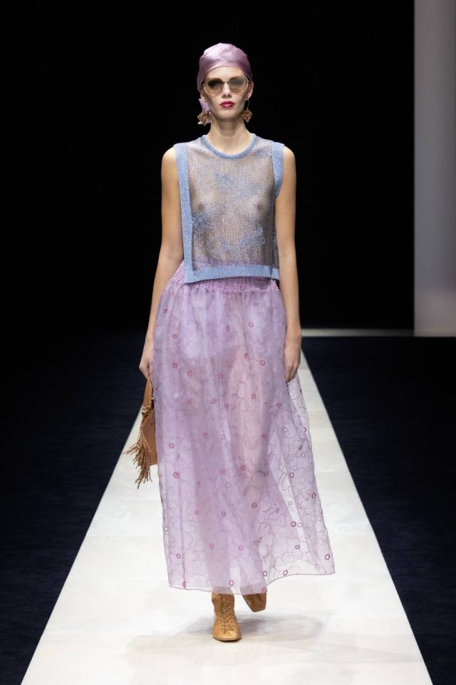 EMPORIO ARMANI SS25 WOMENSWEAR SHOW 