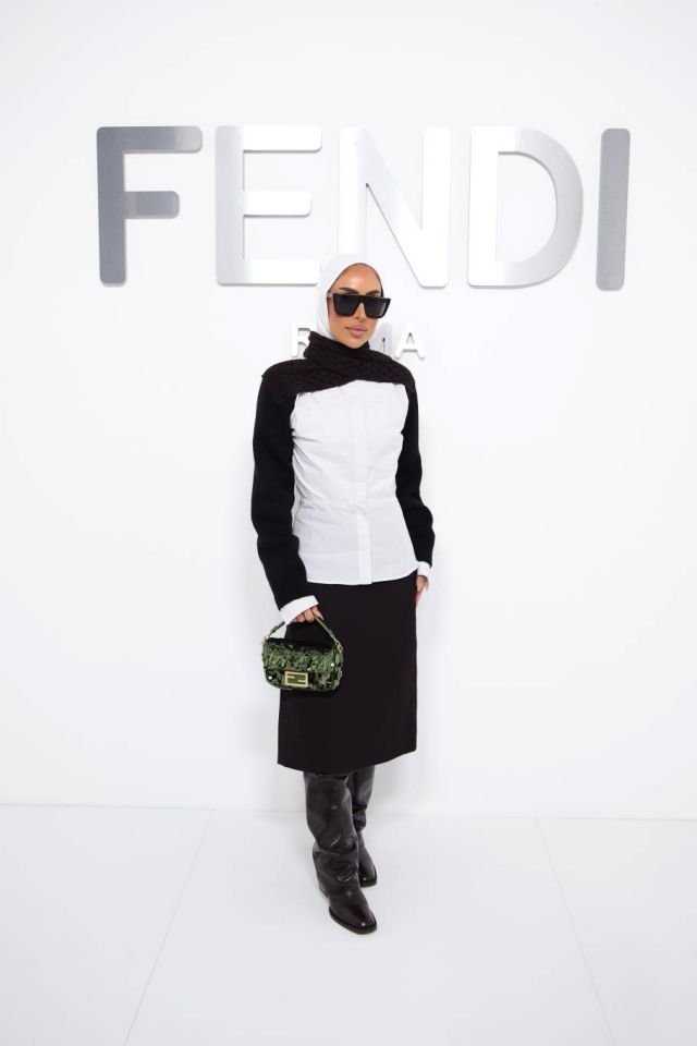 Fatema Alawadhi at Fendi W SS25