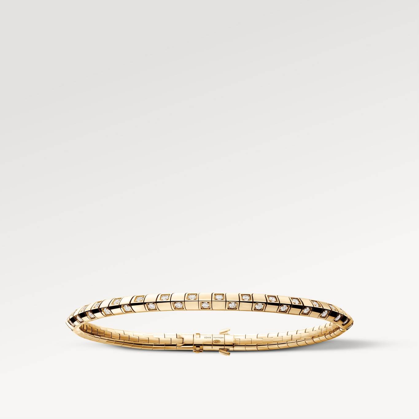 LE DAMIER DE LOUIS VUITTON YELLOW GOLD DIAMONDS BRACELET