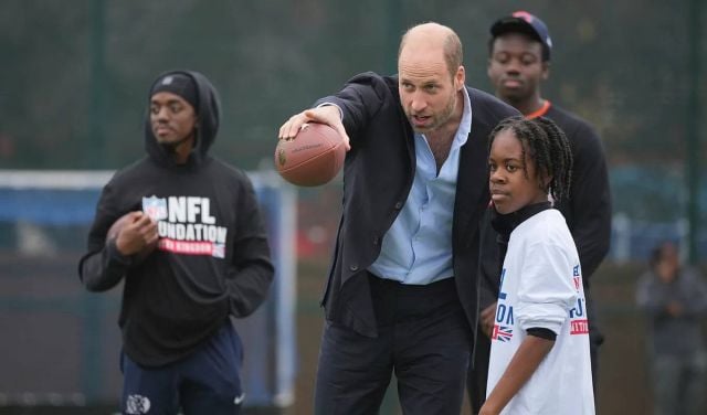 الأمير وليام في الحدث الرياضي