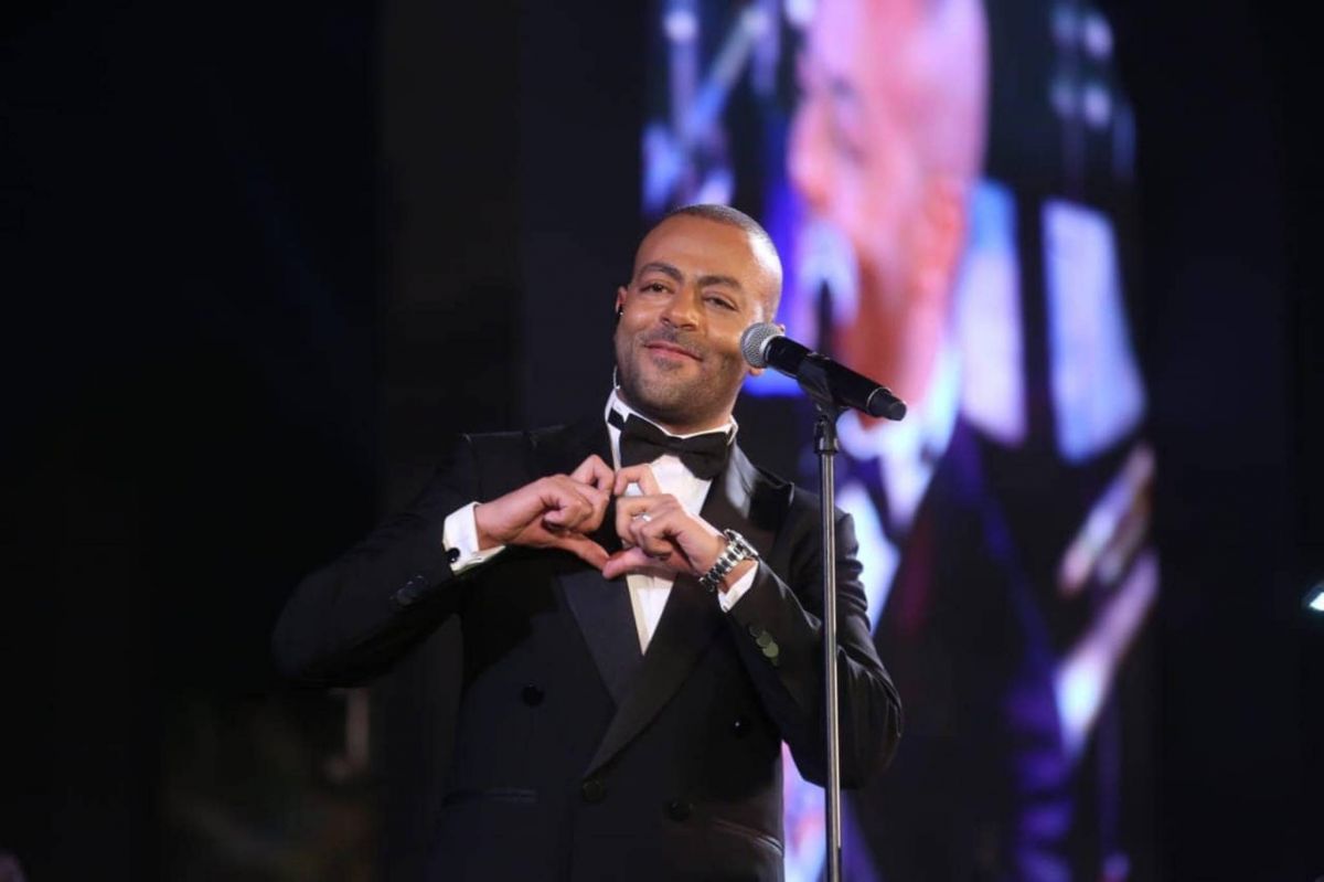 بالفيديو والصور - تامر عاشور للمرة الأولى في مهرجان الموسيقى العربية