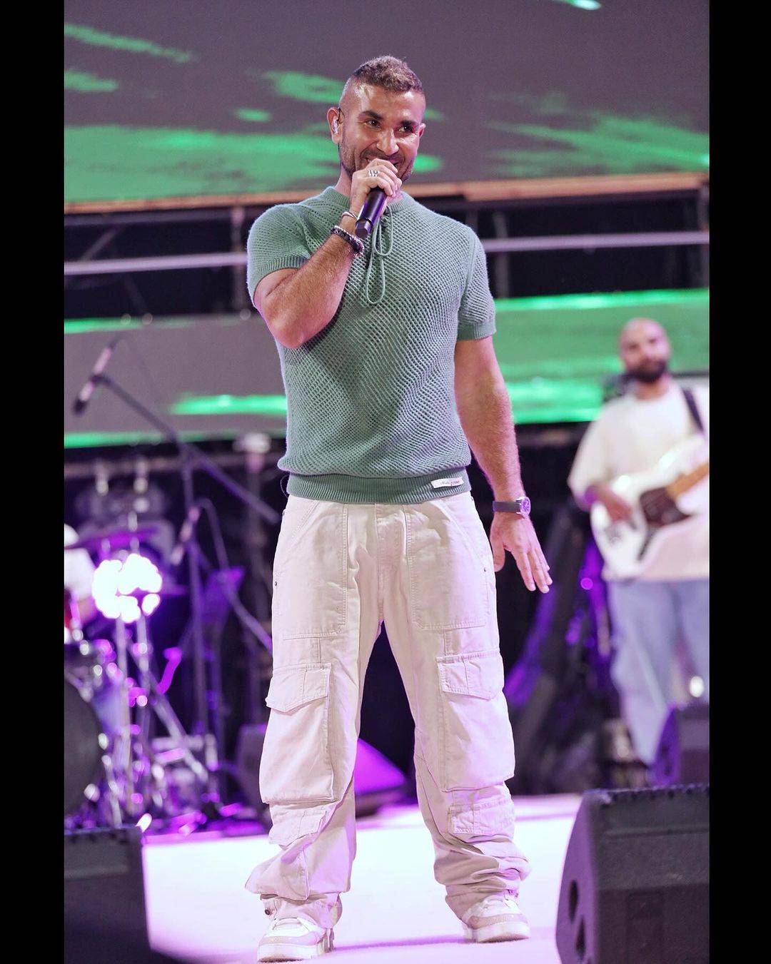 الحفل الأول لأحمد سعد بعد العملية الجراحية... هكذا بدا