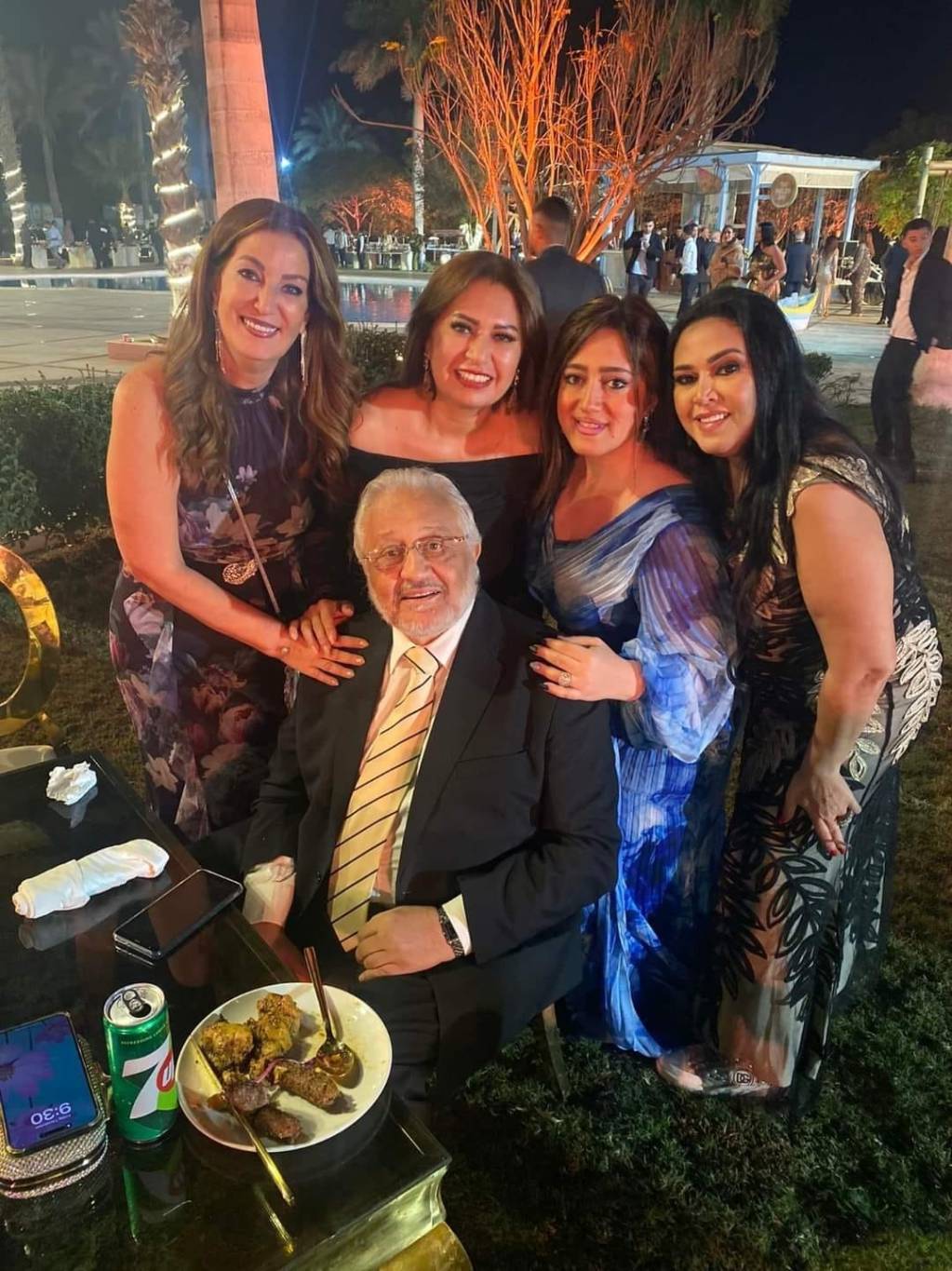 خالد زكي حرص على حضور حفل خطوبة ابنة محمد هنيدي