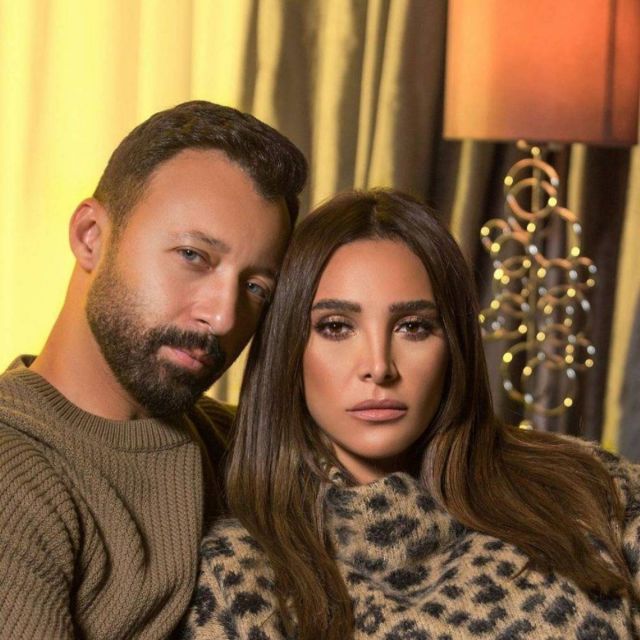 أحمد فهمي وزوجته أميرة فراج