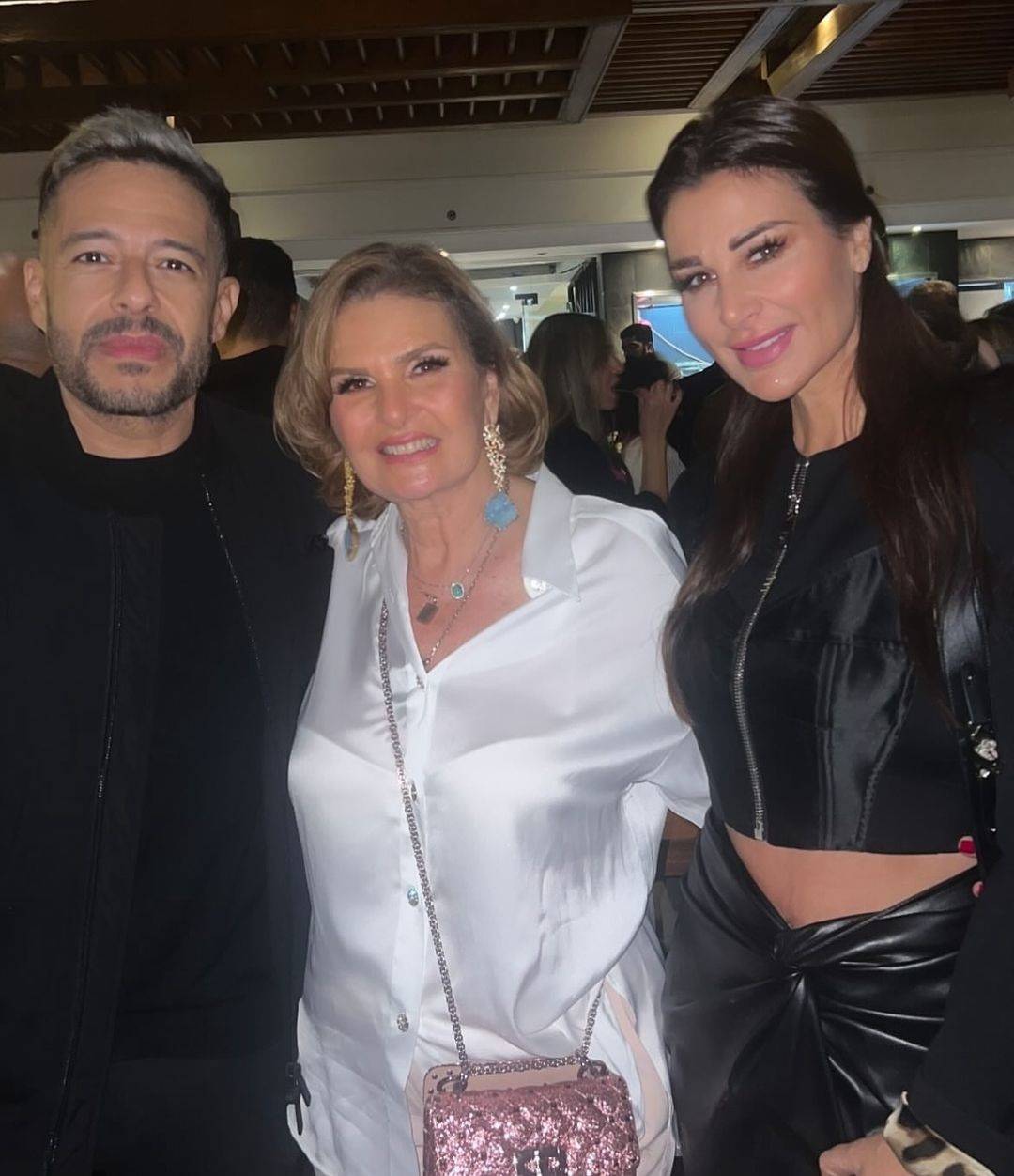 يسرا ومحمد حماقي في الحفل