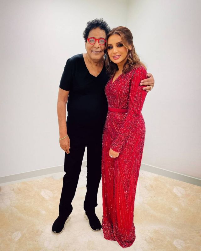 أنغام ومحمد منير