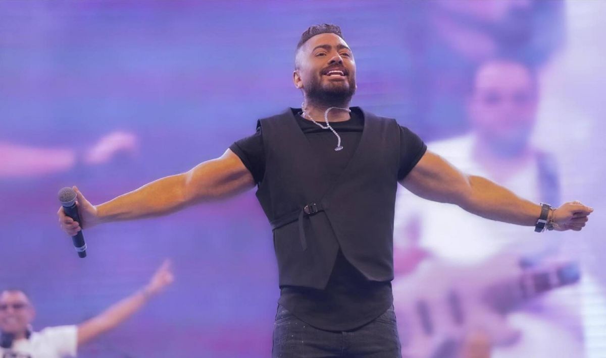 بالصور - هكذا علق تامر حسني على حفله في دبي