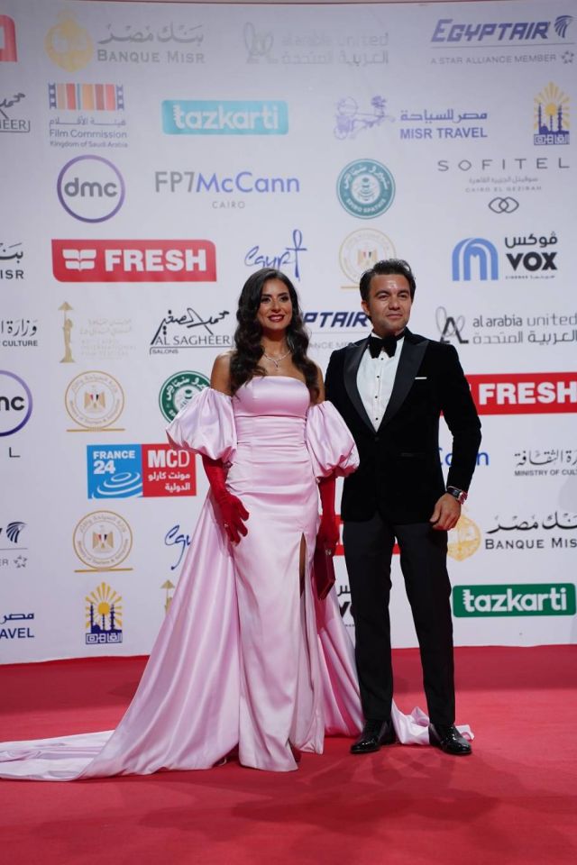 شريف رمزي وزوجته ريهام أيمن