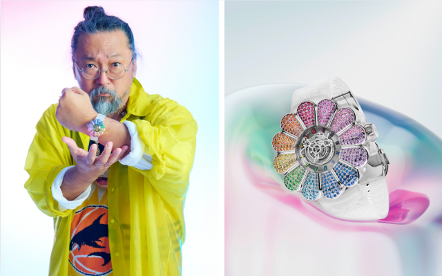 إصدار فريد:  ساعة MP-15 Takashi Murakami Tourbillon Sapphire Rainbow  